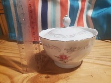 Beatiful Vintage Royal Swir Sugar Bowl Fine China picture