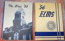 Vintage College Yearbook 1955 AND 1956 ELMS Elmhurst College Illinois picture