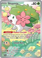 Pokemon Shaymin 185/182 Holo Illustration Rare Destined Rivals NM picture