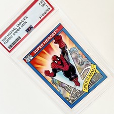 Marvel Comics 1990 The Amazing Spider-Man PSA Graded Trading Card Key Issue Rare picture