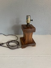 c. 1970 Laminated Wood Lamp by Alabama Lamp picture
