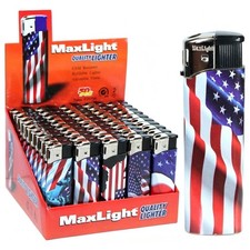 Maxlight Lighters Flag Design – Patriotic : 10 Pack picture