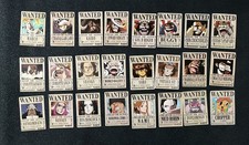 100 Pcs One Piece Wanted Poster Stickers No Duplicate picture