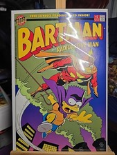 BARTMAN 3 MEETS RADIOACTIVE MAN 1994 ART STEVE VANCE BILL MORRISON CARD INSIDE picture