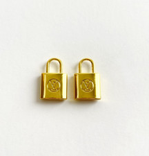 Designer Gold Lock Zipperpull Set of 2 picture