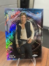 2026 Topps Chrome Star Wars Han Solo Logofractor 33/77 picture
