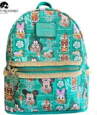 NWT Loungefly Disney Mickey & Friends Tiki Mini Backpack Limited Exclusive picture