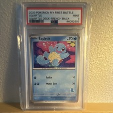 2023 Pokémon My First Battle Squirtle #0007 French Graded 146052603 picture