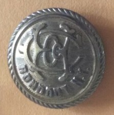Bb C/H/co CENTRAL HUDSON STEAMBOAT CO. Steamship UNIFORM BUTTON Medium Gilt picture