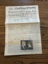 FREE SHIP November 5, 1953 Stars and Stripes newspaper Korea edition picture