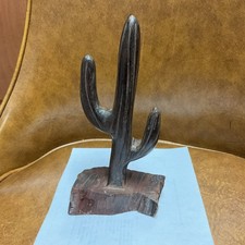 Vintage Ironwood Cactus .. 7 1/2 Inches Tall. picture