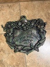 Disneyland Disney Park Pirates of the Caribbean Ride Sign Prop, Disney World picture