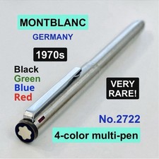 [VERY RARE] MONTBLANC 4-Color Multi Ballpoint Pen② No.2722 VINTAGE 26072701 picture