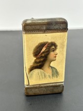 Antique Celluloid Advertising Match Safe picture
