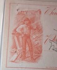 SLING'S 🪙  1893 W.A. Clark & Brother Cancelled Bank Check Butte City, Montana picture