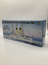 Trumpeter 1/350 Russian Navy Tsesarevich Battleship 1904 Model Kit #05338 picture