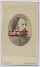 Alfred Tennyson Poet (1809-1892) Albumen c1865 CDV Mayall Brighton picture