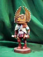 Hopi Kachina Doll - Mongwa, the Owl Kachina, by Philbert Poleyestewa - Gorgeous picture