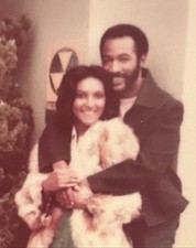 1970s African American Couple Photo Fur Coat Platform Shoes picture