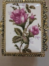 vintage porcelain and metal trinket picture