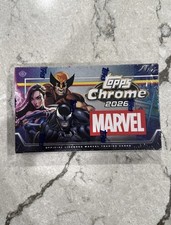 2026 Topps Chrome Marvel Comics Hobby Box Factory Sealed In Hand New picture