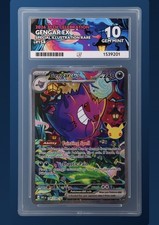 Perfect Subgrades ACE 10 Gengar EX 154/128 30th Celebration Gem Mint Pokemon picture