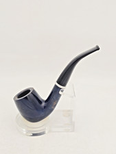 Savinelli Arcobaleno Blue 606 KS Smooth Bent Billiard 9mm Unsmoked picture