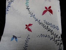 12 YARDS VINTAGE OBI FABRIC NATURAL SILK picture