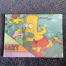 THE SIMPSONS CC’S 1998 HOMERS UNDERWATER WORLD LENTICULAR 3D - #6 BART TAZO picture