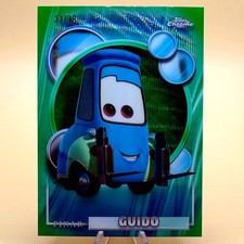 ‼️2023 Topps Chrome Disney Pixar - Guido Green Wave /99 #23 Cars picture