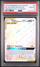 Moltres & Zapdos & Articuno GX (Secret) - #69/68 Hidden Fates - PSA 10 picture