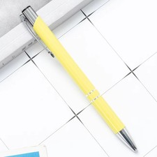 20-200pcs Metal Ballpoint Pen Laser Engraved Custom Logo Advertising Pen picture