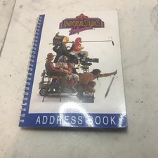 RARE VINTAGE 1995 UNIVERSAL STUDIOS HOLLWOOD SOUVENIR ADDRESS BOOK ET KING KONG picture