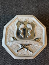 Jonathan Adler Utopia Ceramic Trinket Box “Better Safe Than Sorry” picture