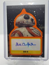 2019 Topps Star Wars Dave Chapman BB-8 Auto Orange /50 A-DC Autograph picture