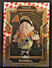 2025 TOPPS PIXAR DISNEY /99 RUSSELL TURNING RED ETCH REFRACTOR #49 UP picture