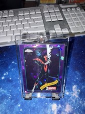 2025 Topps Chrome Marvel Sapphire Nightcrawler Purple Refractor /15 NM picture