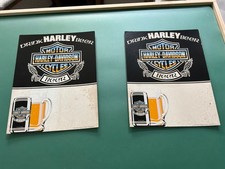 1984 Harley Davidson Beer Pabst Cardboard Counter Display Signs 14