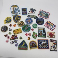Vintage Boy Scouts of America BSA Patch Lot Cub Scouts Pinewood Derby Merit picture