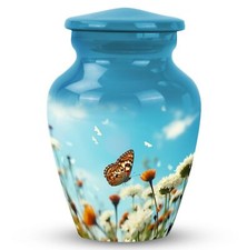 Eternal Harmony Butterflies Keepsake, Large Cremation Container Keepsake picture