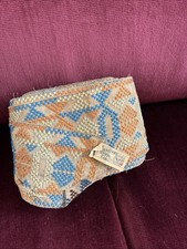 Antique Vtg 20s Bolt Embroidered Insert Ribbon Trim 3-1/2” X 9+Y Sanitary Union picture