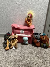 Vintage 1999 Disney Store Aristocats Jazz Band Plush Piano Set Complete w/ Tags picture