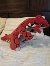 TOMY Pokemon Center Groudon BIG Plush Toy Takara Tomy Vintage picture