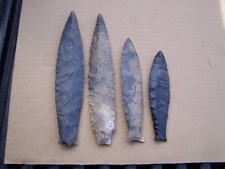 Here is a group of 4 reproduction arrowheads (Read listing) picture