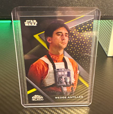 Topps 2022 Star Wars Chrome Black Wedge Antilles #37 Serial Numbered 40/50 picture