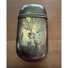 Antique Gorham Sterling Silver Matchsafe Vesta Dragonfly picture