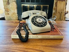 Vintage Western Electric WORKING MCM Telephone, Gray Black Dial Desk Phone picture