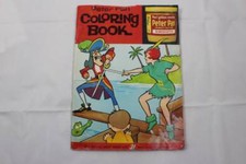 Vtg 1963 Peter Pan Peanut Butter Advertising Coloring Book Tinker Bell Wendy picture