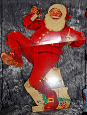 RARE 4ft 1965 Norman Rockwell Pepsi Santa Floor Standee - Large Vintage Ad picture