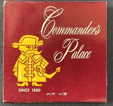 Vintage Commander's Palace Feature Matchbook New Orleans picture